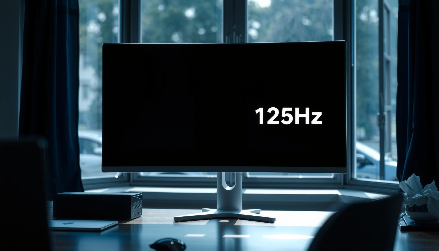 Comparison of 75Hz and 120Hz monitors highlighting refresh rate differences.