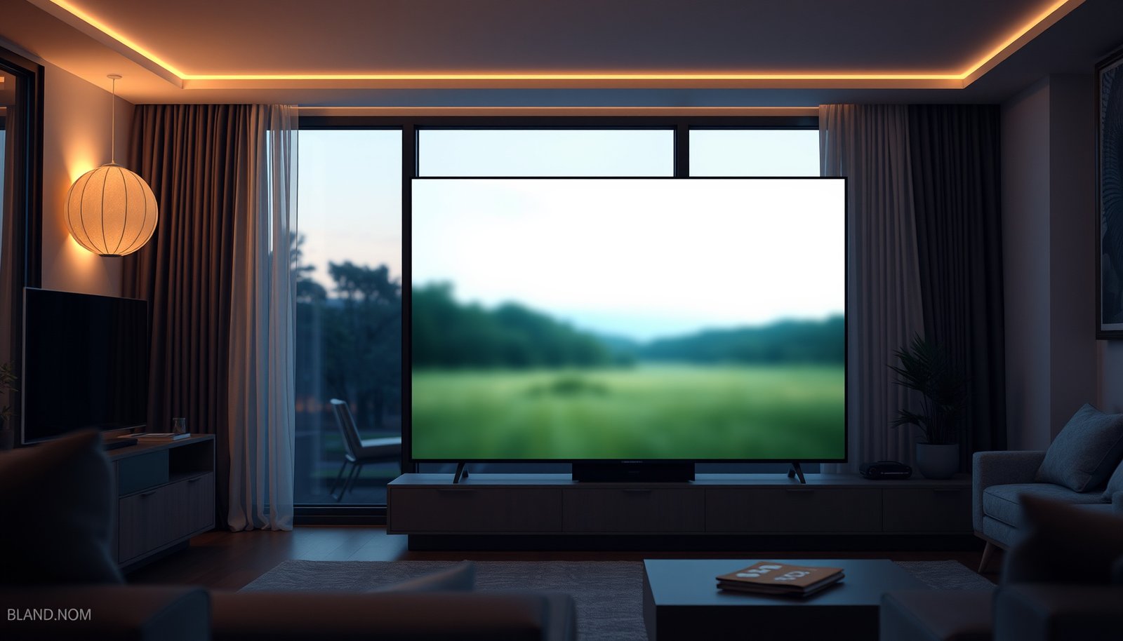 Side-by-side comparison of 85-inch and 90-inch TVs for size evaluation
