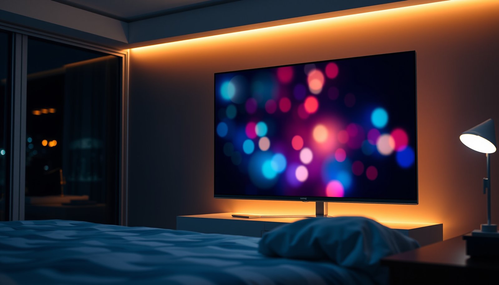 Comparison of a bedroom TV and a gaming TV for home entertainment choices