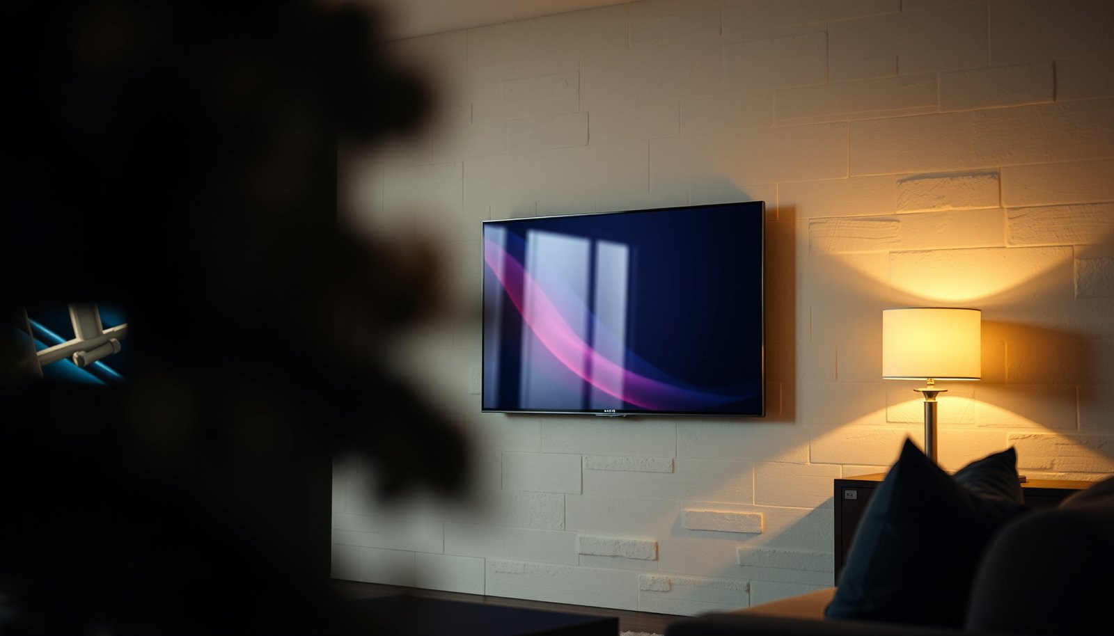 Comparison of QLED TVs in a bedroom and living room setting for optimal viewing experience.