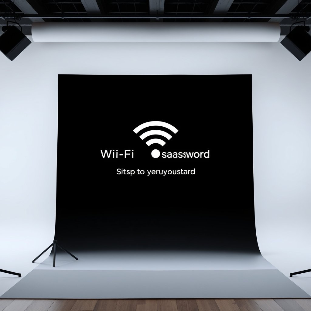Checklist of items to verify before changing Wi-Fi password in a step-by-step setup guide.