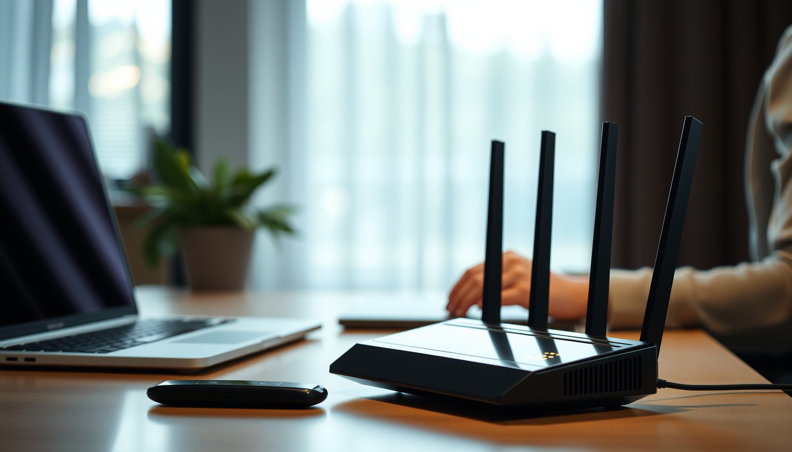 Illustration showing the importance of changing default router passwords for enhanced security.