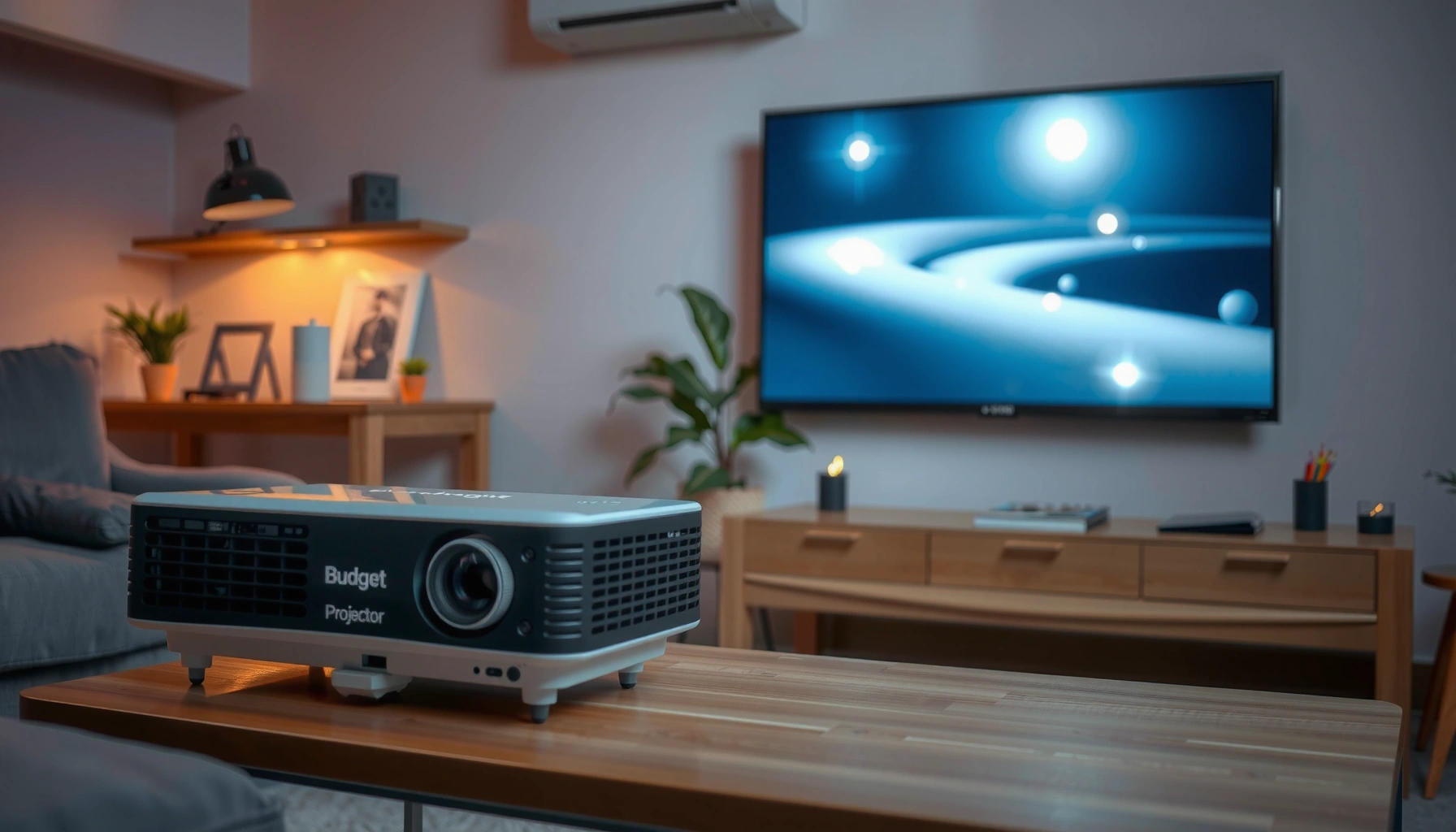 Guide on how to choose a budget projector for home entertainment and presentations.