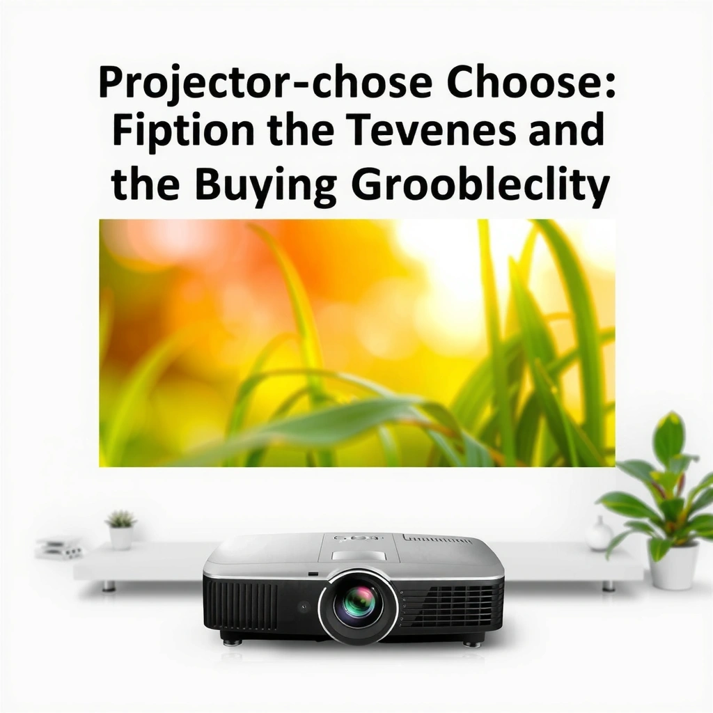 A guide on selecting the right projector brightness for different room types and lighting conditions.