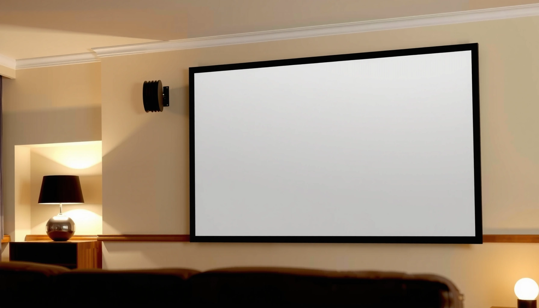 A guide to selecting the right projector screen size for your home theater setup.
