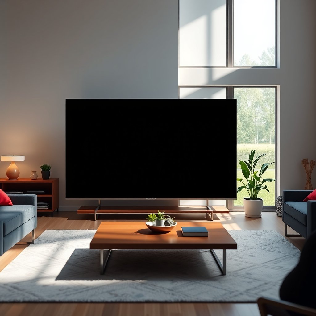 Infographic on how to choose the best smart TV size based on distance and resolution for your room.