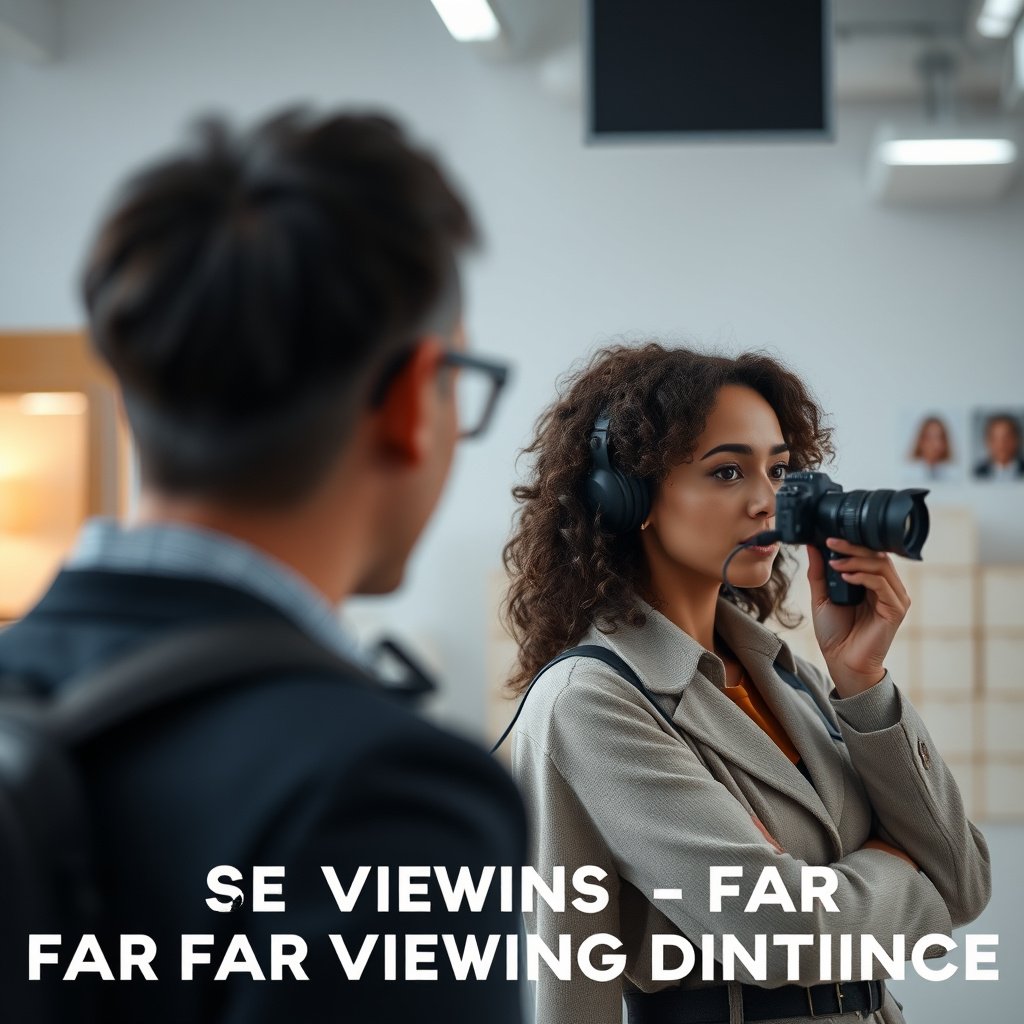 A guide on selecting the ideal viewing distance for optimal visual experience in real life.