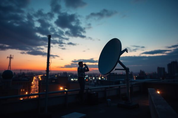 Illustration of dedicated wireless backhaul technology and its components
