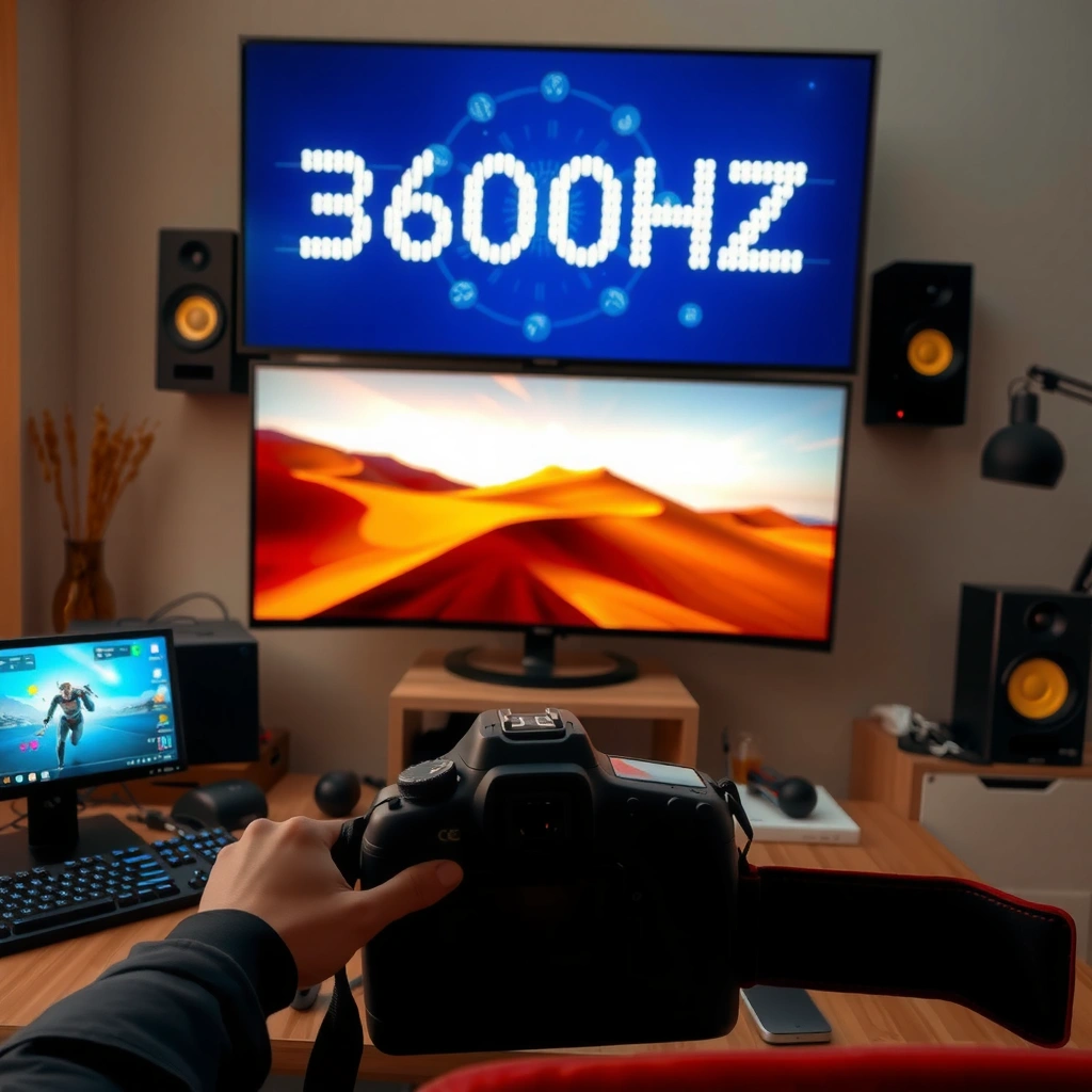 Comparison of 360Hz and 480Hz refresh rates for gaming performance