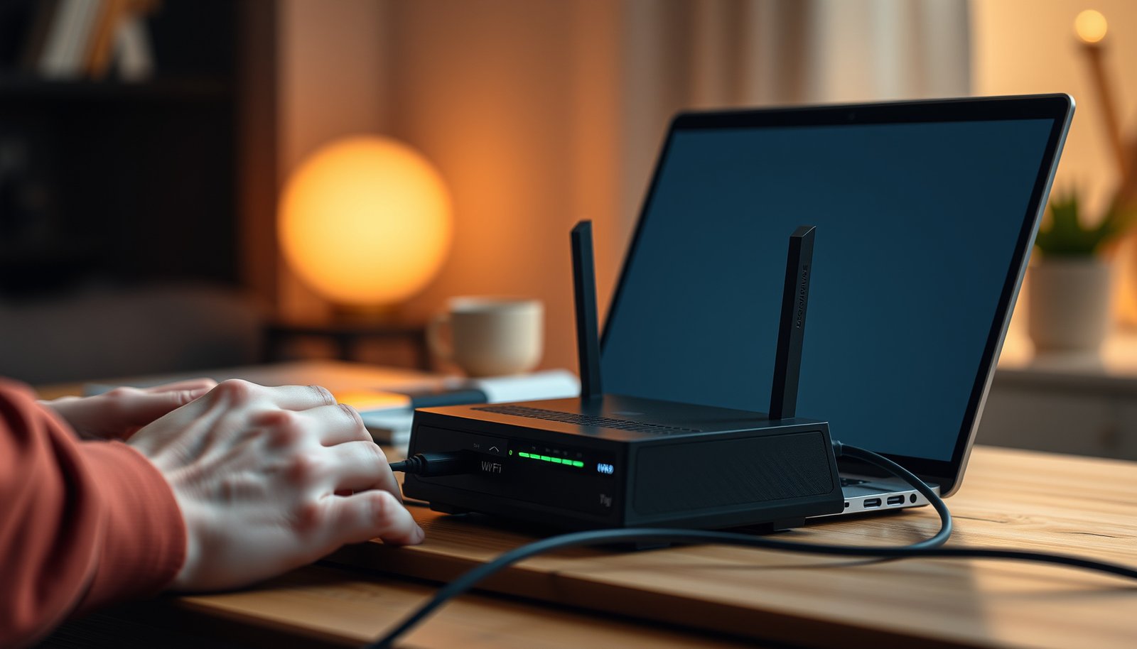 Illustration of DNS settings for enhanced online privacy and security.