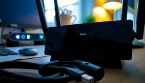 Step-by-step guide on how to factory reset a modem for troubleshooting network issues.