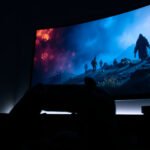 A visual comparison of HDR gaming and SDR gaming, highlighting differences in image quality and color vibrancy.