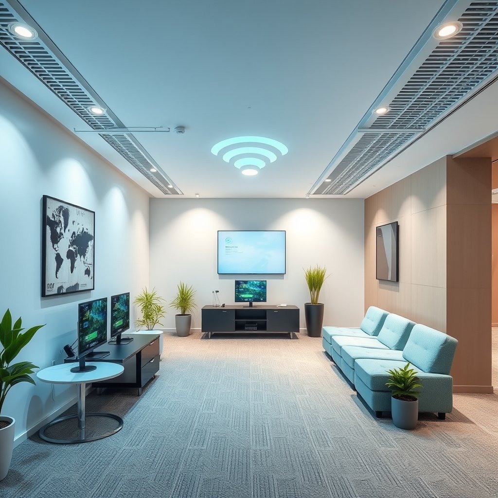 Diagram showing common areas where mesh Wi-Fi connections slow down, improving overall speed.