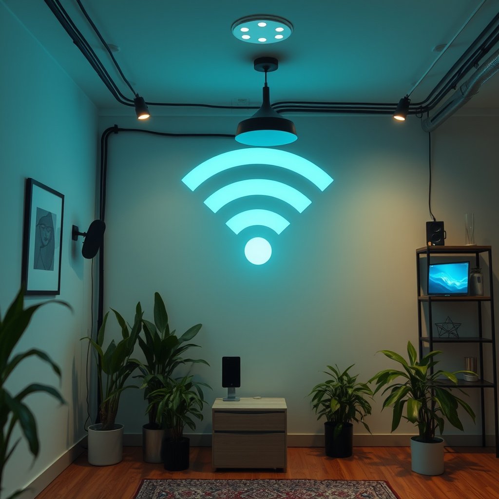 Diagram showing devices disconnecting from a mesh Wi-Fi network, highlighting common issues.