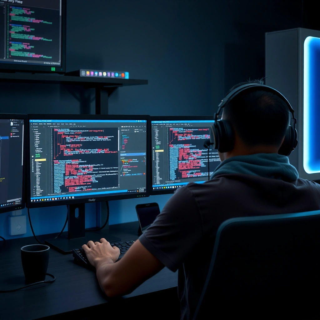 Illustration showing how refresh rate influences programming smoothness and efficiency.