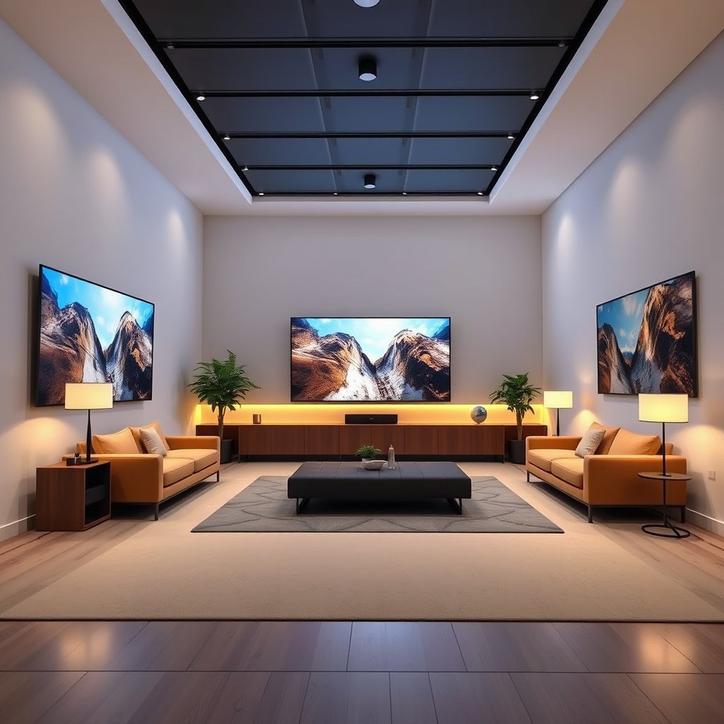 Overview of benefits and risks of using OLED in large rooms for optimal viewing experiences