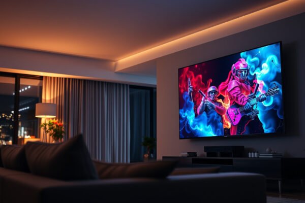Comparison of Large Room OLED and QLED TVs for better viewing experience.