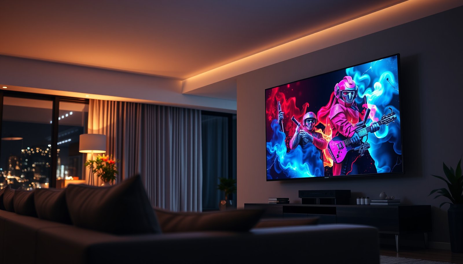 Comparison of Large Room OLED and QLED TVs for better viewing experience.