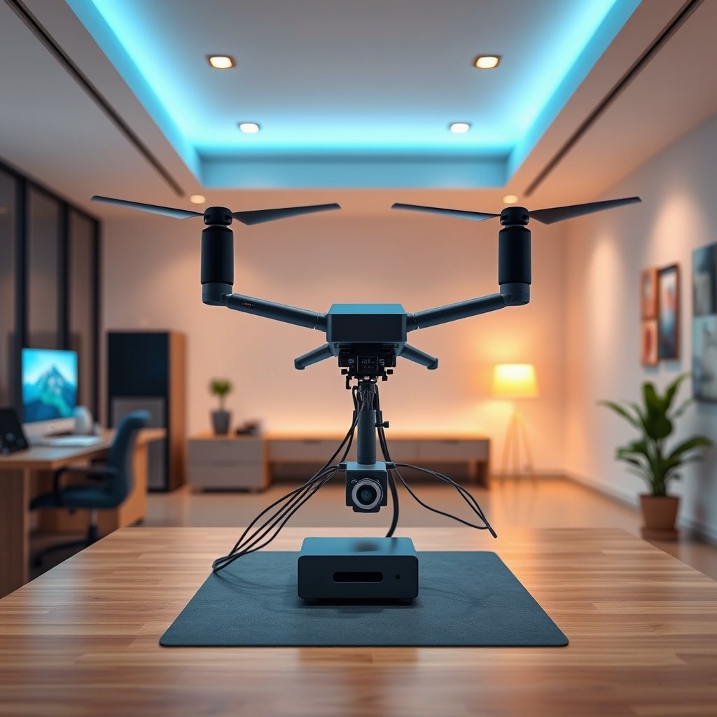 Illustration showing how Mesh Wi-Fi technology supports various IoT devices in a smart home environment.