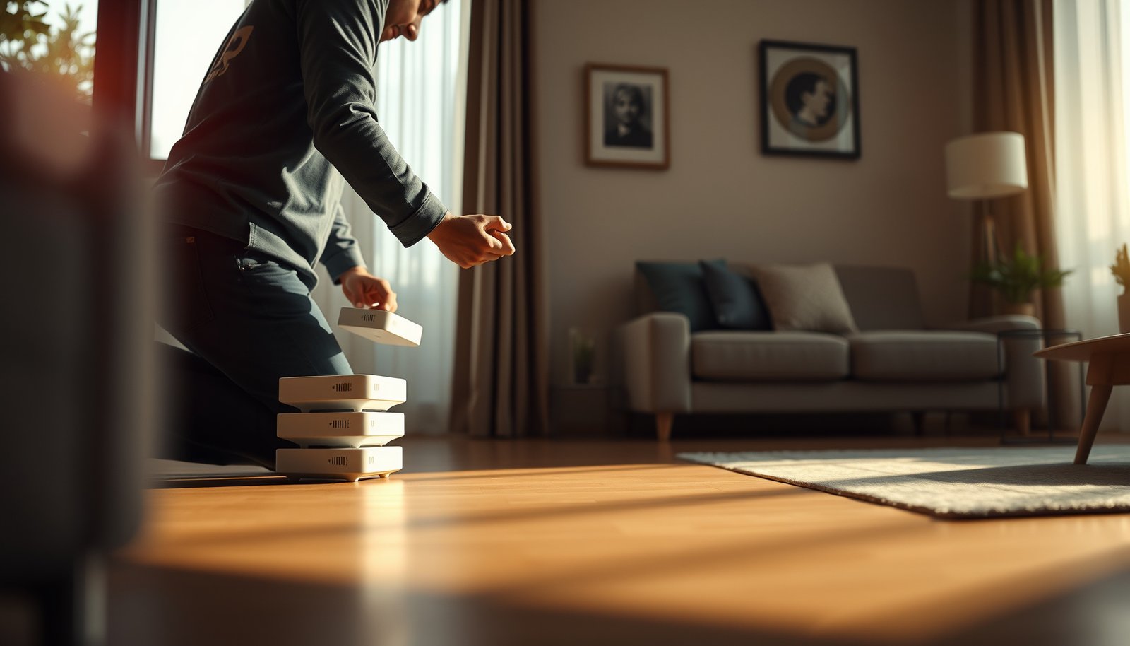 Step-by-step setup guide for installing Mesh Wi-Fi network system
