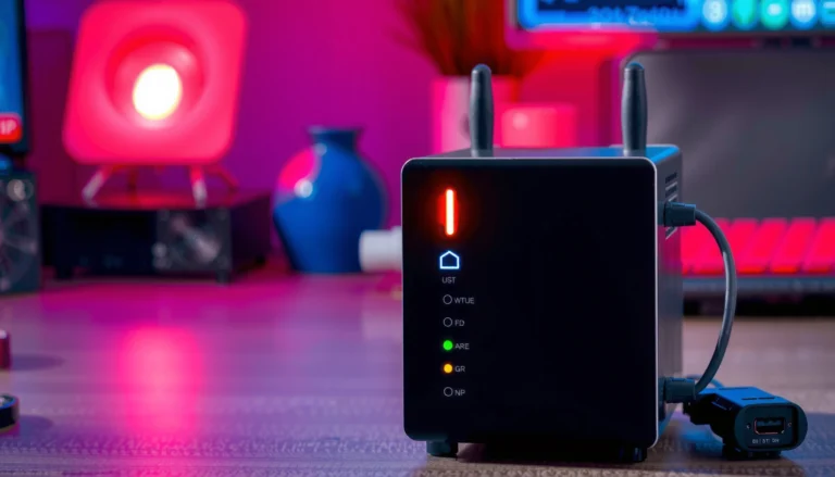Troubleshooting steps for a modem with a red internet light indicating connectivity issues.