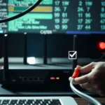 Image illustrating modem signal troubleshooting techniques for fixing no signal issues.