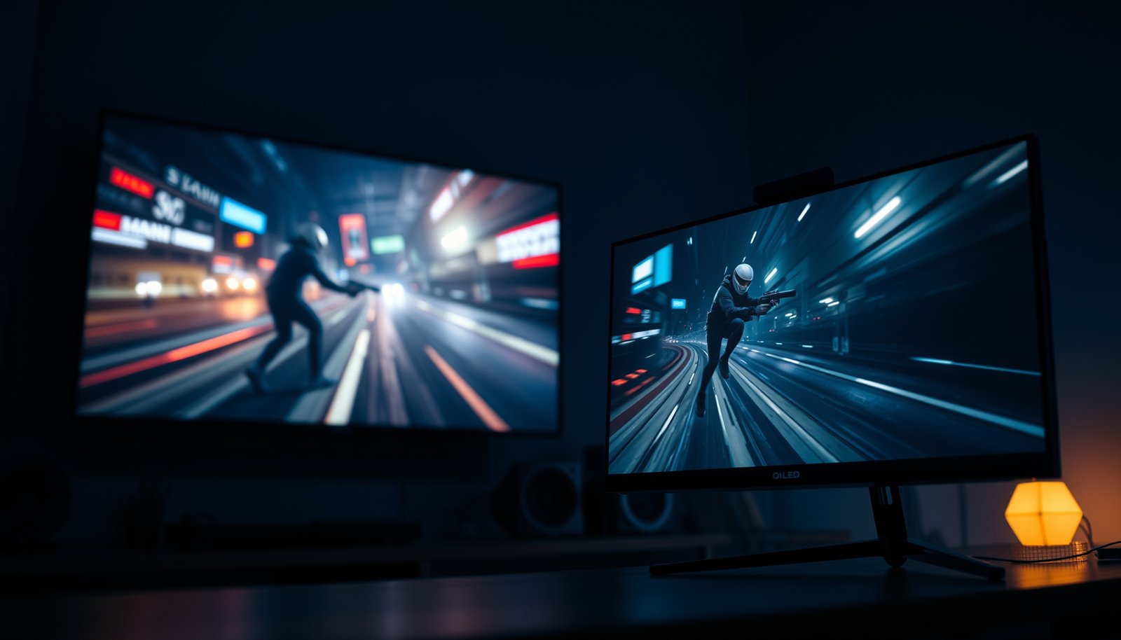 Comparison of OLED TV and gaming monitor for gaming performance and visuals