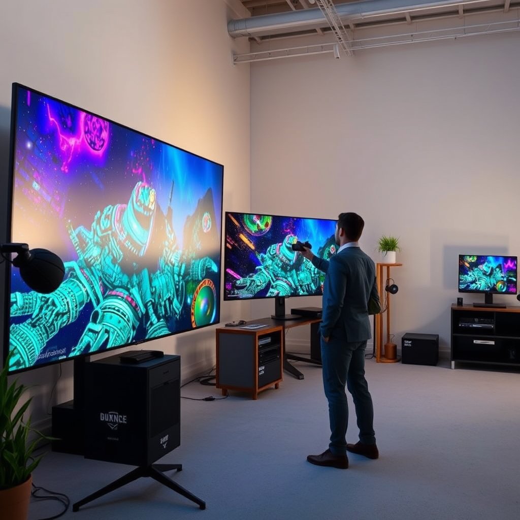 Comparison of OLED and QLED technologies for gaming performance and visuals