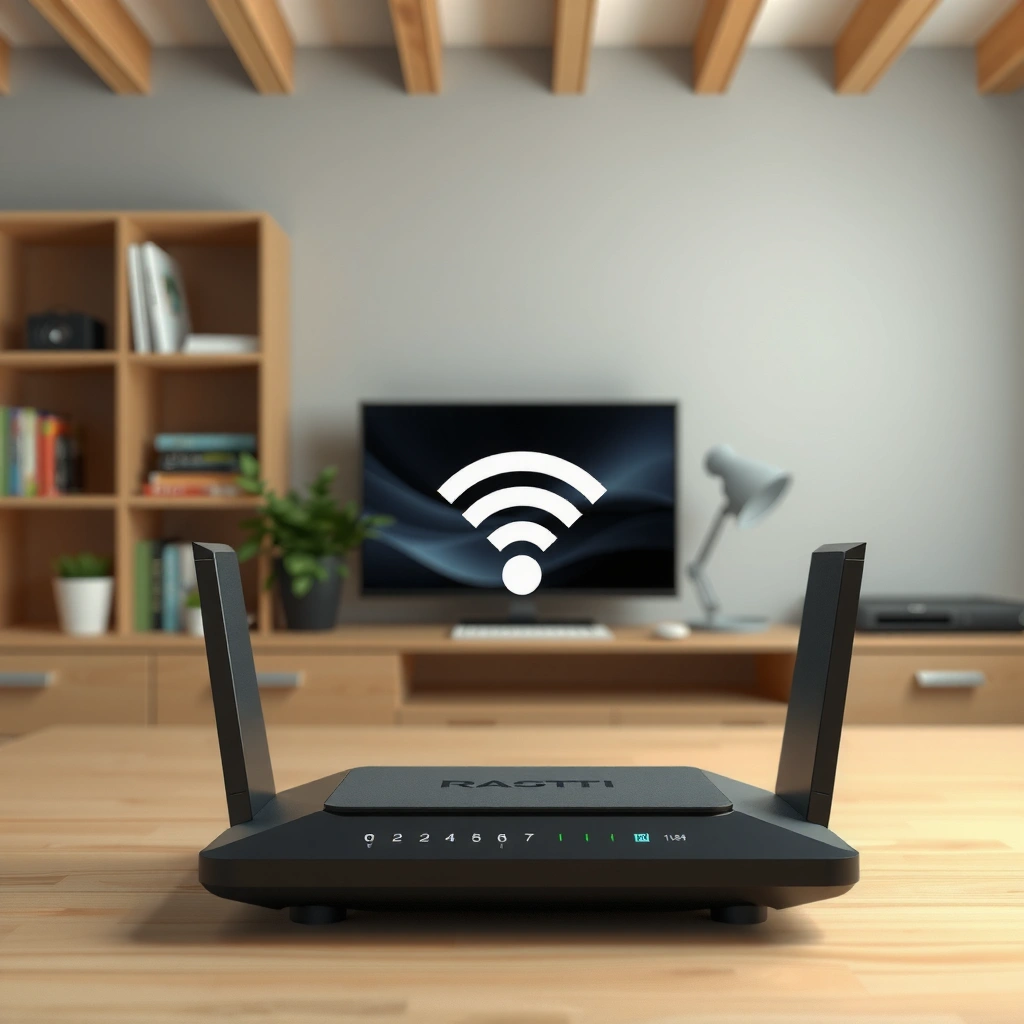 Diagram showing optimal router placement for stronger Wi-Fi signal and better performance