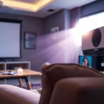 Illustration explaining what to look for in a projector aspect ratio, featuring different aspect ratio examples.