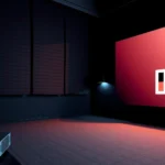 Illustration of common projector aspect ratio problems and solutions for better image display.