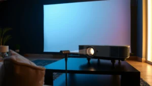 Infographic illustrating various projector types, their pros, cons, and alternatives for home theater setups.