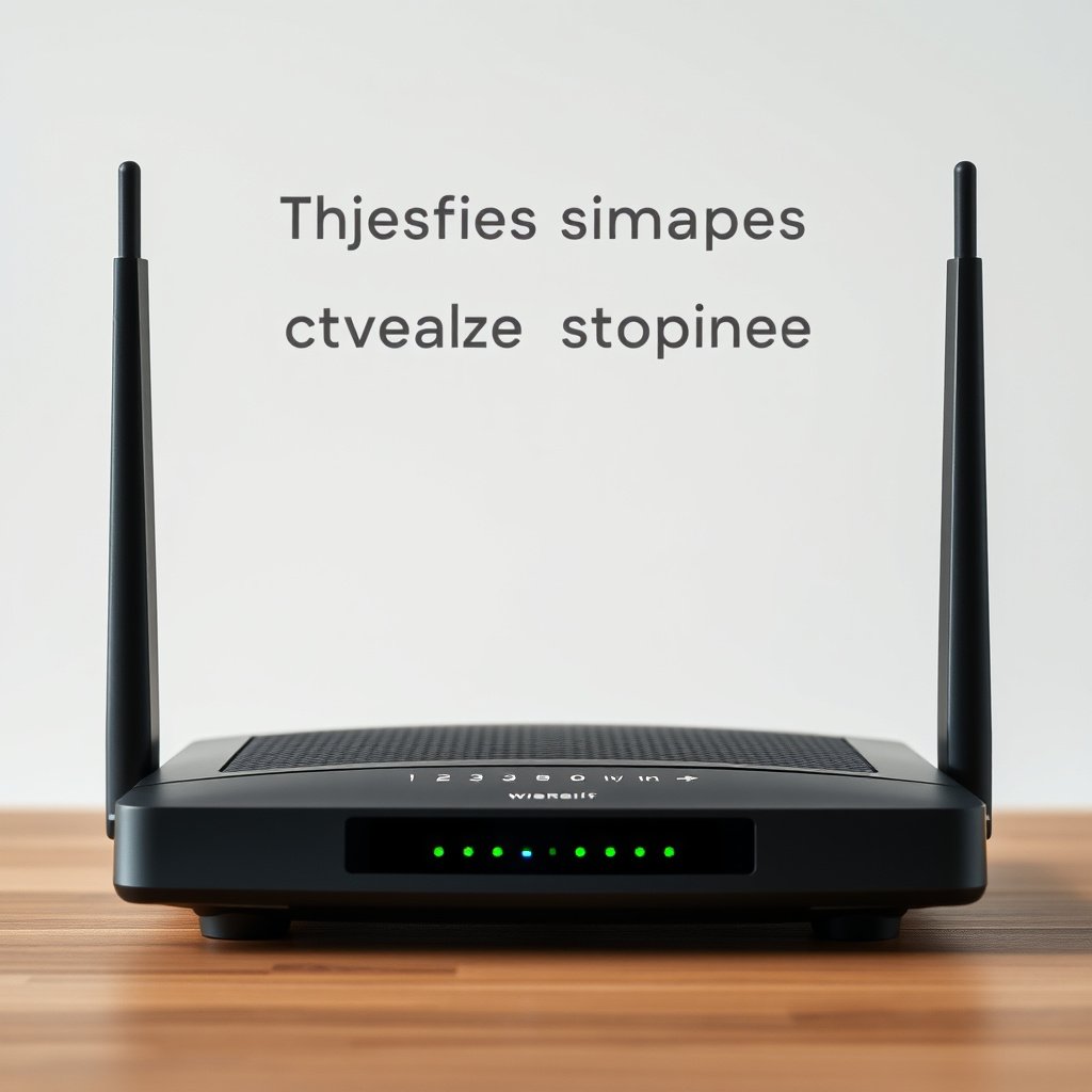 Illustration explaining the risks associated with using default router passwords for security