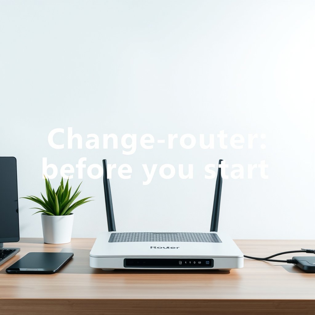 Items needed before changing your router admin password, including a computer and internet connection.