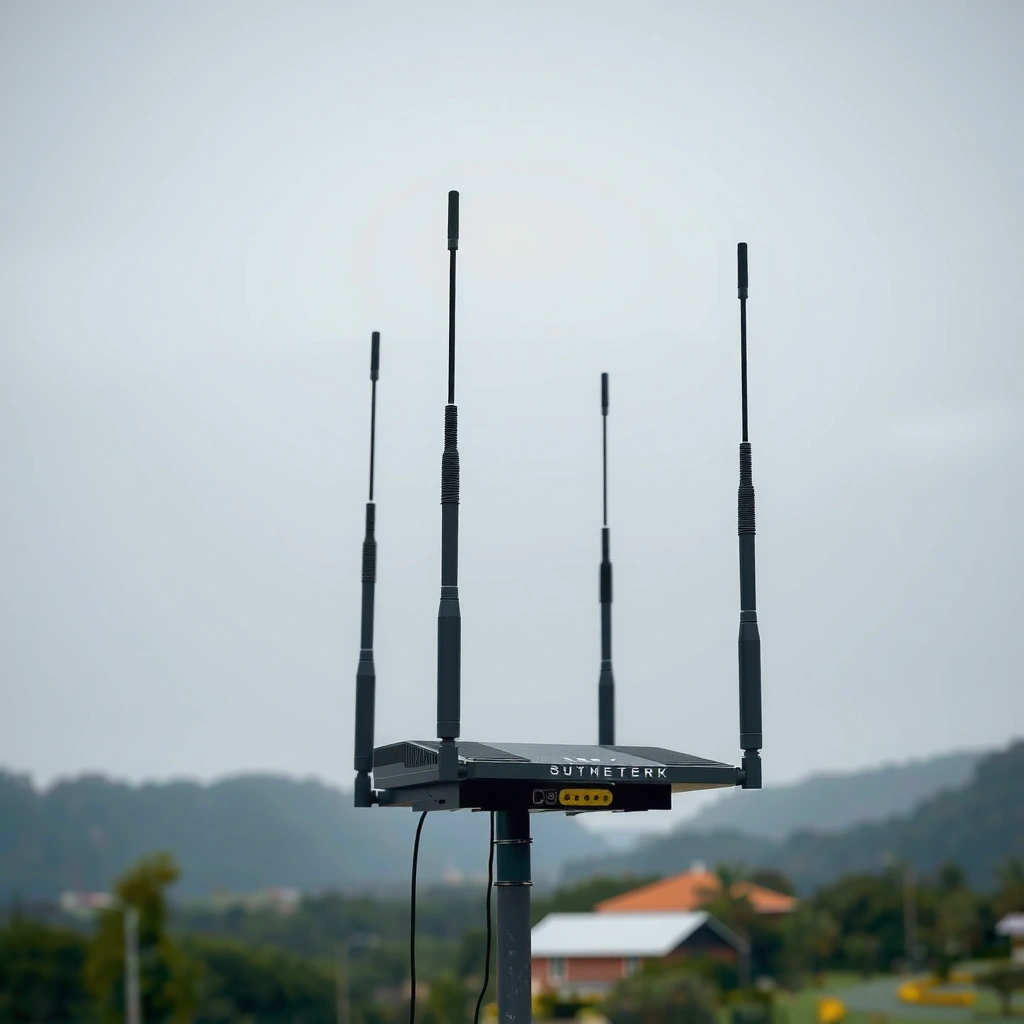 Comparison of upright and angled router antennas for optimal Wi-Fi signal strength.