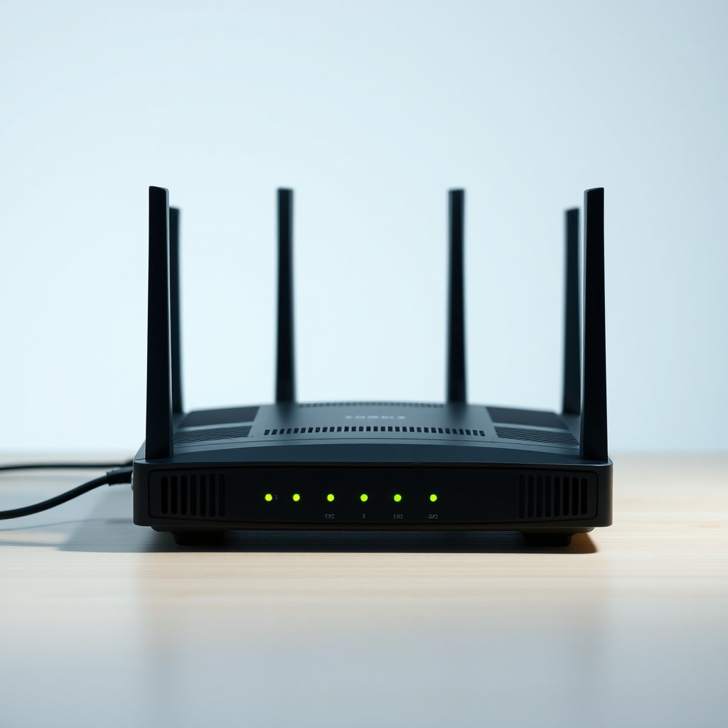 Illustration showing changes made by router firmware updates for security and performance