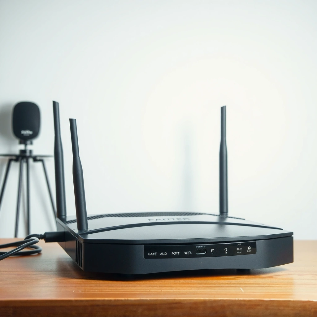 Illustration showing how router height influences Wi-Fi speed and performance