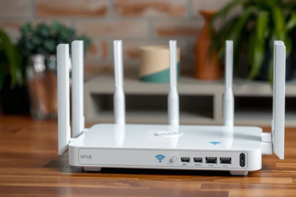 A diagram illustrating how router placement affects Wi-Fi speed and performance.
