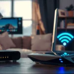 Illustration of a router functioning while the modem fails, highlighting common connectivity issues.