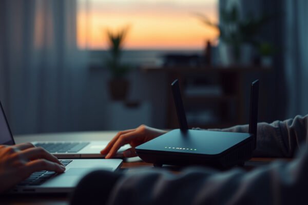 Image illustrating steps to secure router firmware and lock down updates and settings for better security.