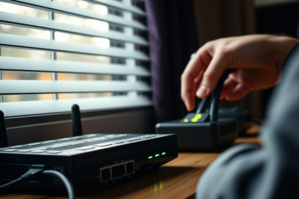 Image showing best settings and updates to secure an old router effectively.