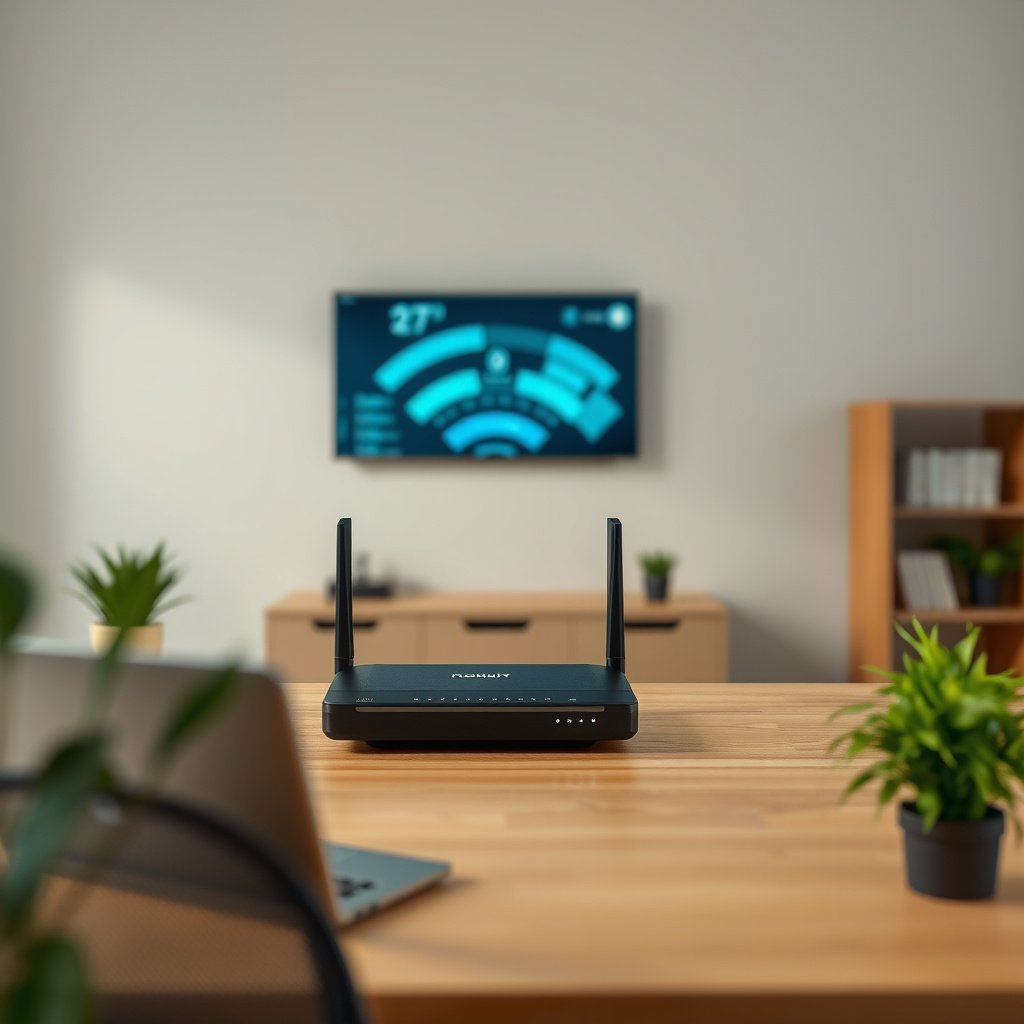 Illustration of router settings for baseline hardening in home Wi-Fi security.