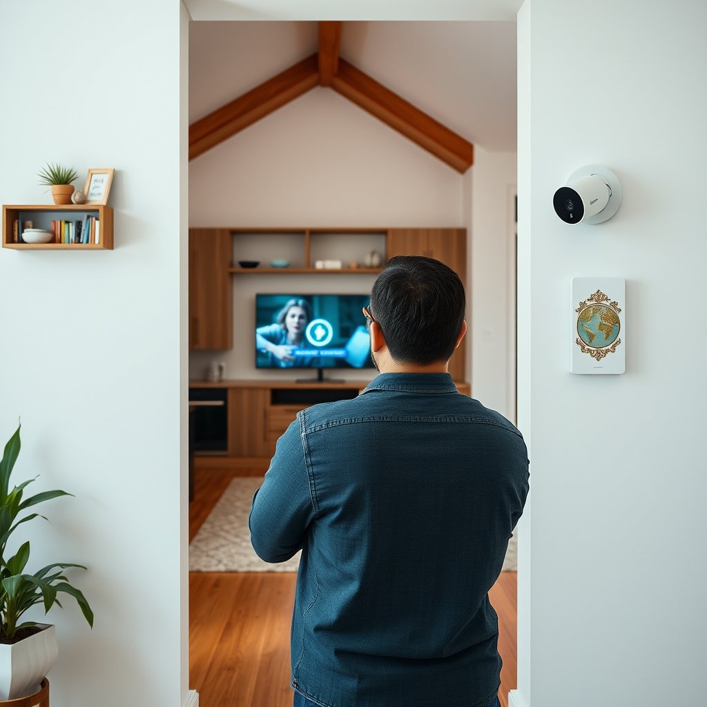 Image showing Wi-Fi and router settings for smart home device security.