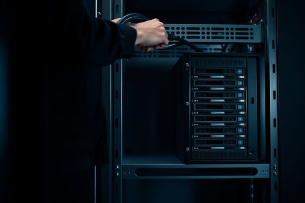 Illustration of key steps to secure NAS devices for safer storage solutions.