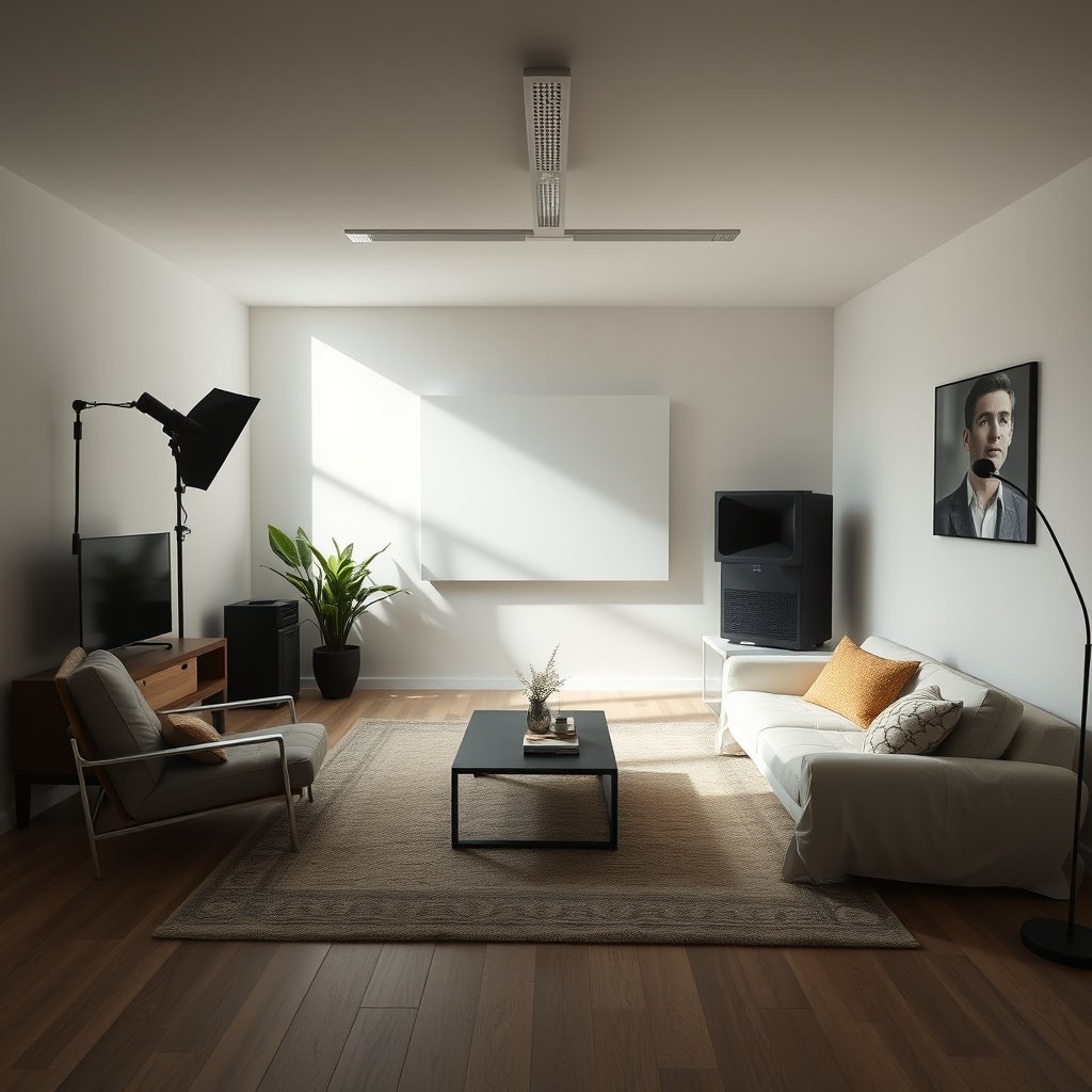 Comparison of QLED and LED TVs in a small room setting for better viewing choices