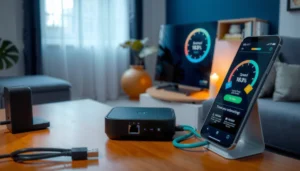 A person troubleshooting a slow modem, exploring causes and fixes for internet speed issues.
