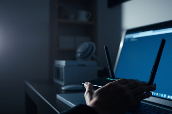 Illustration explaining DNS hijacking, its signs, risks, and response strategies.