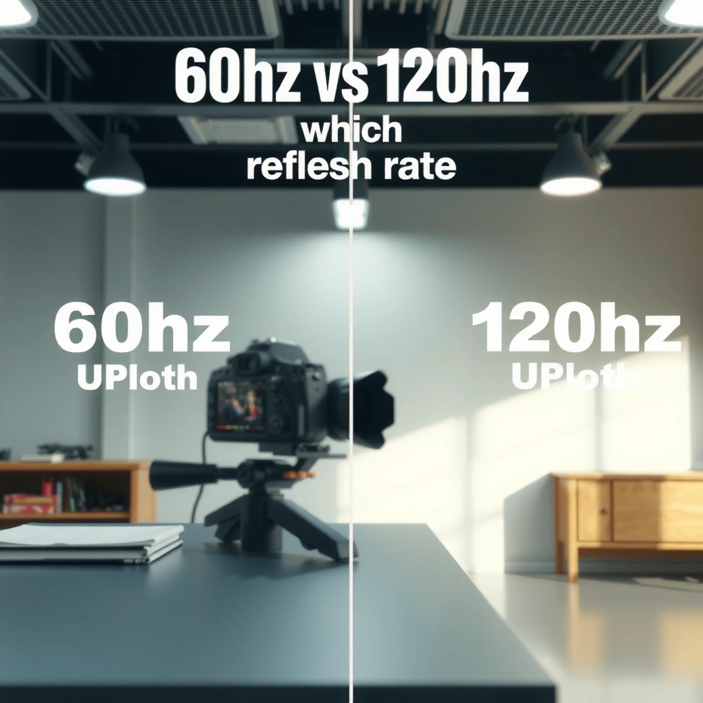 Illustration explaining what motion clarity depends on in video refresh rates.