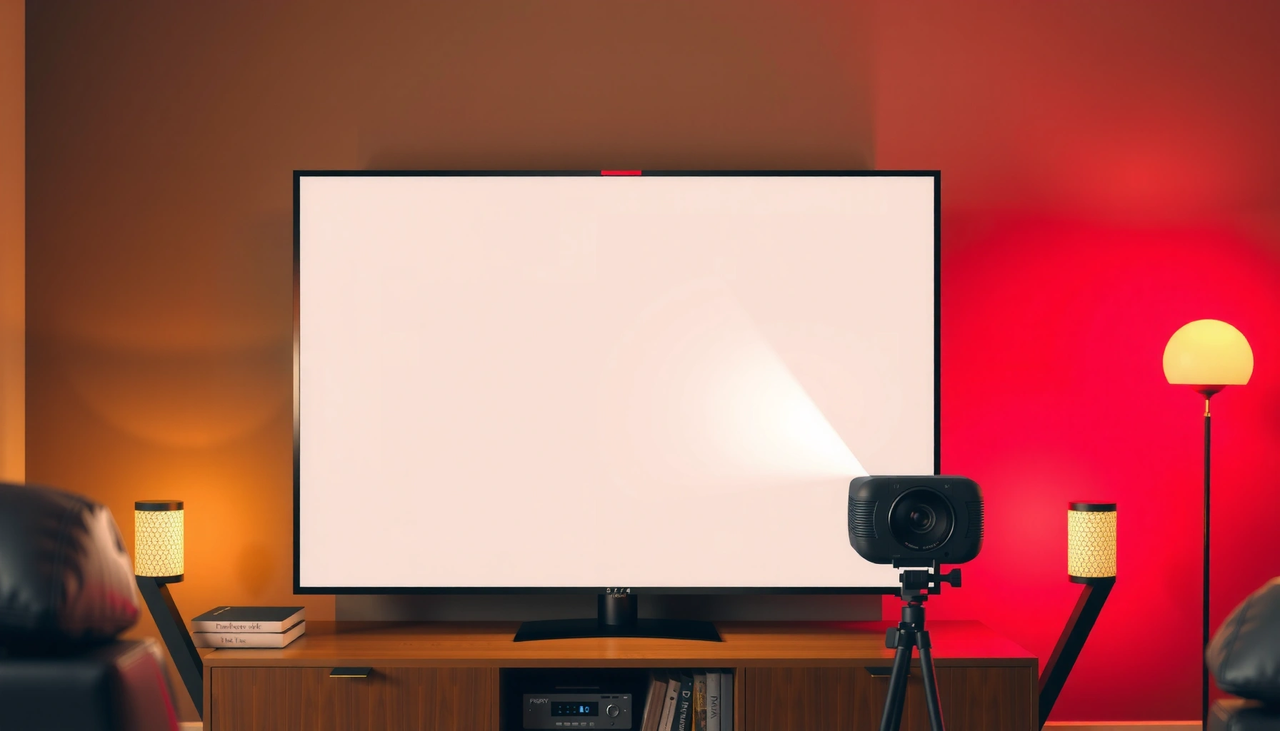 Illustration of different projector aspect ratios for beginners in a guide
