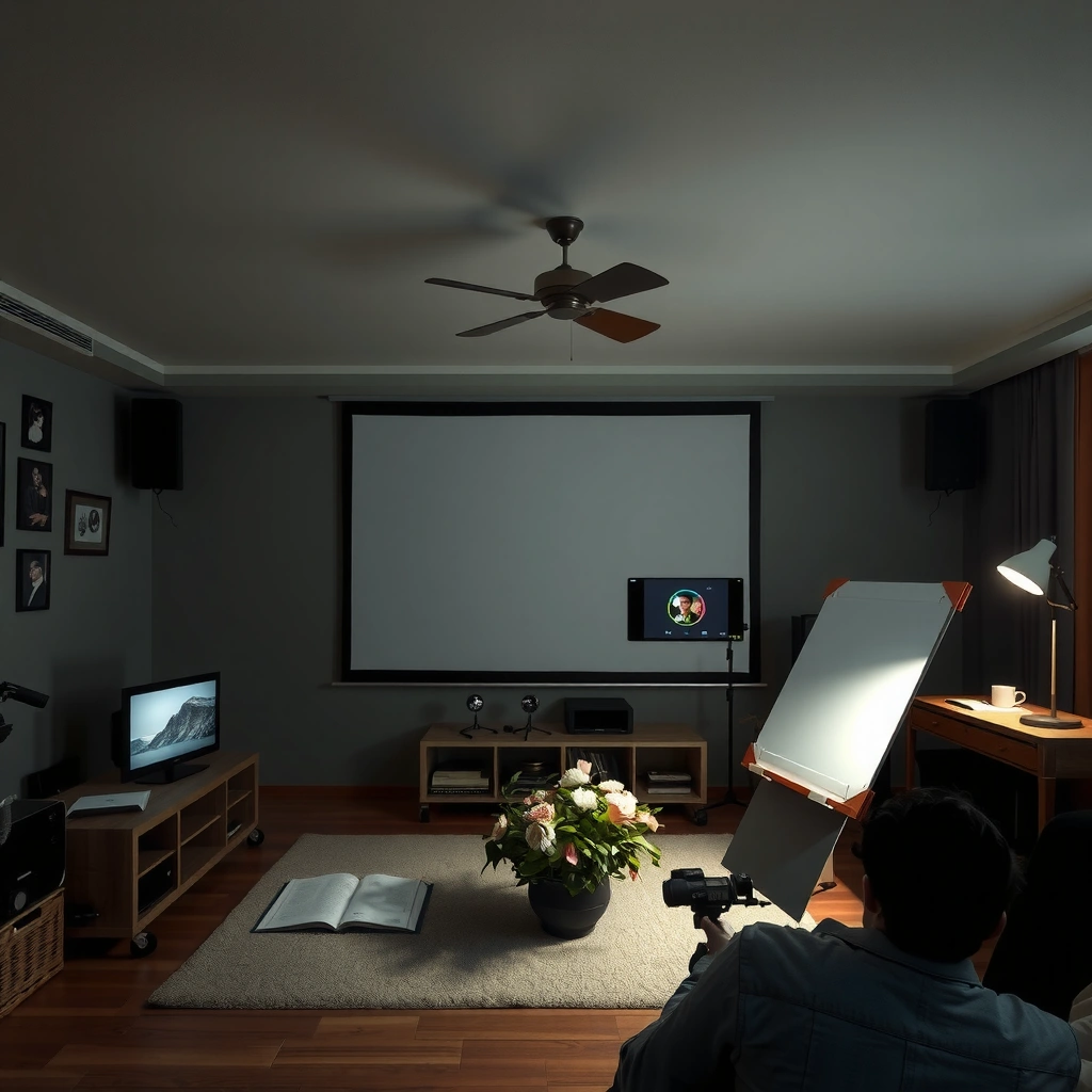 Illustration explaining projector brightness and lumens for beginners